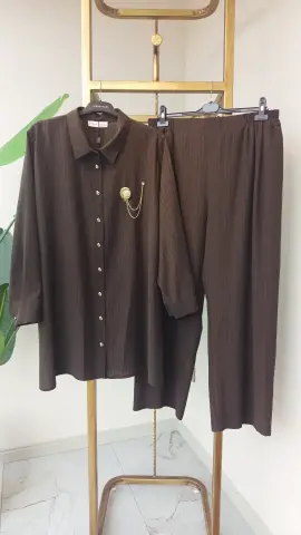 PUREVA /MEVA PLUS ÇİZGİ ARMÜRLÜ TENCEL İKİLİ TAKIM