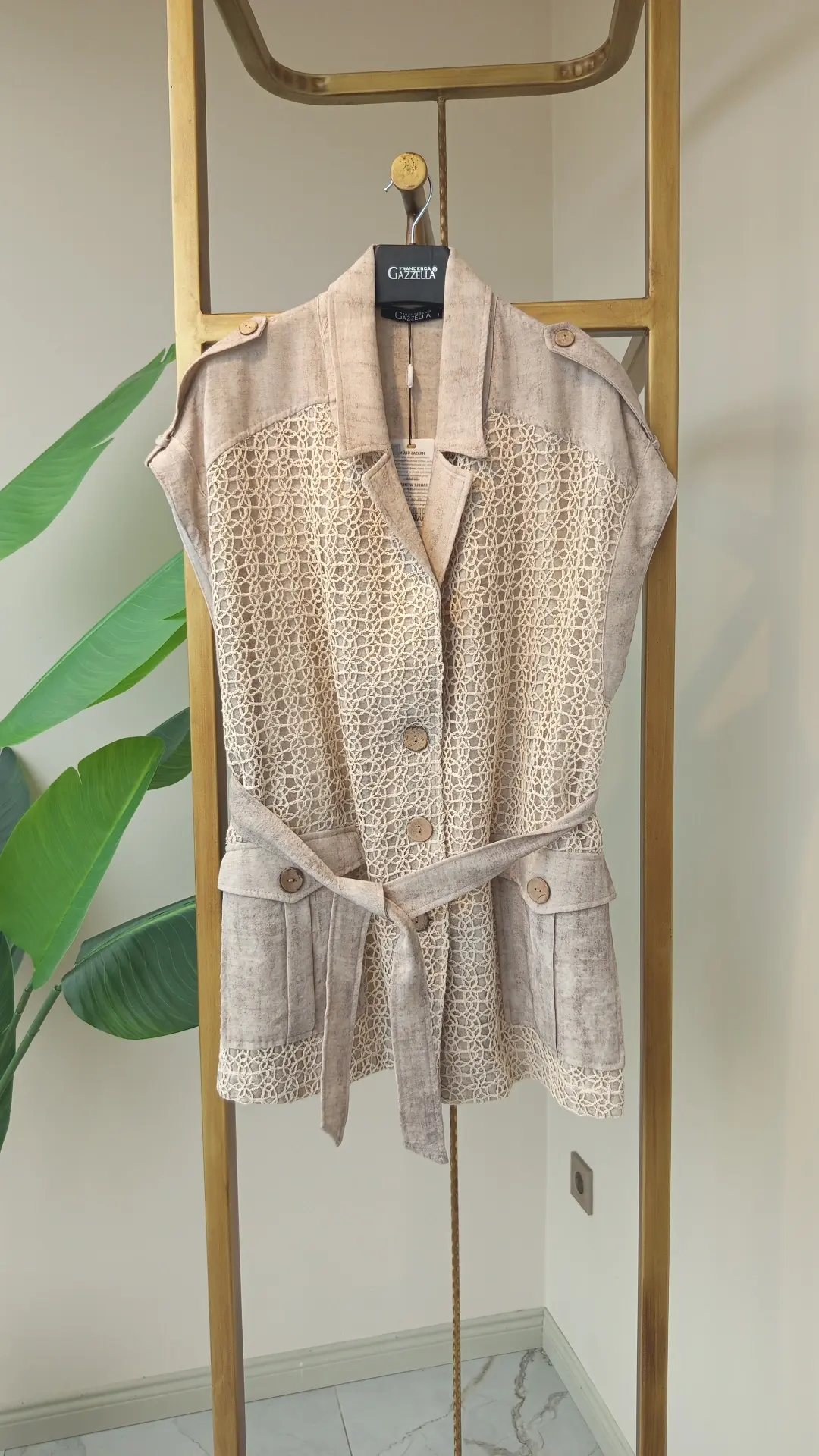 GAZELLA KUŞAKLI YELEK