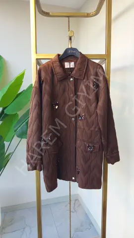 N'PRIVE  MONO YAKA AKSESUARLI TRENCH