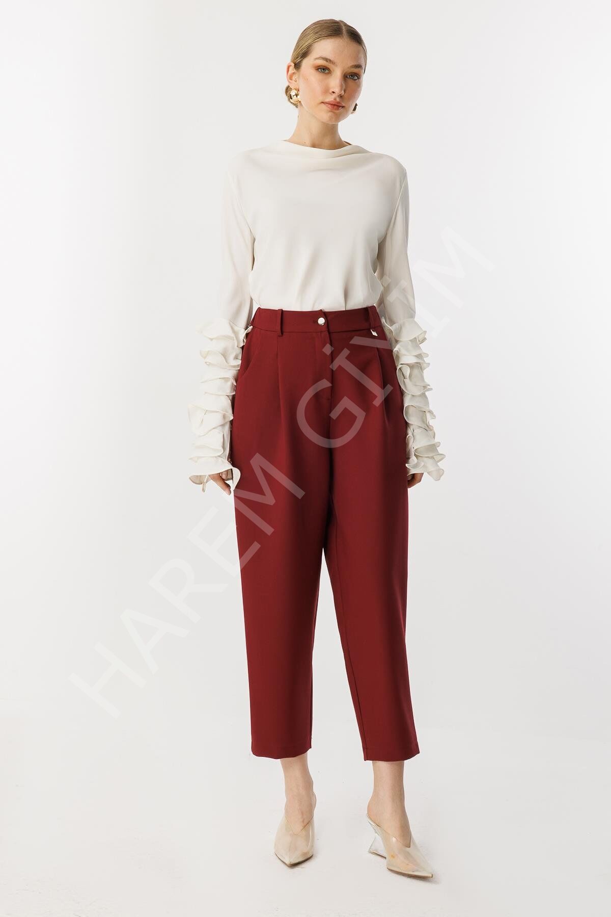 GHISA HAVUÇ KESİM PANTOLON