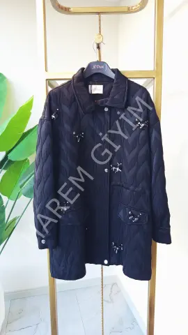 N'PRIVE  MONO YAKA AKSESUARLI TRENCH