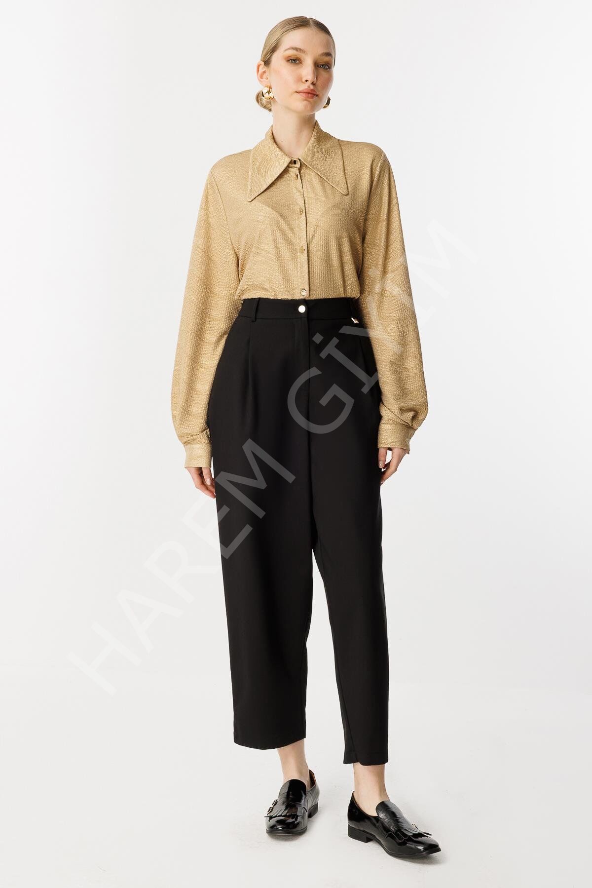 GHISA HAVUÇ KESİM PANTOLON