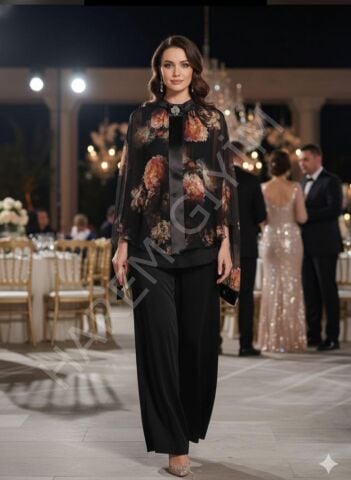 GAZELLA ŞİFON ÜÇLÜ TAKIM