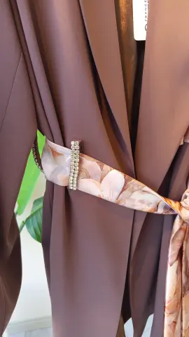 GAZELLA ŞAL DESEN BLAZER CEKET TAKIM