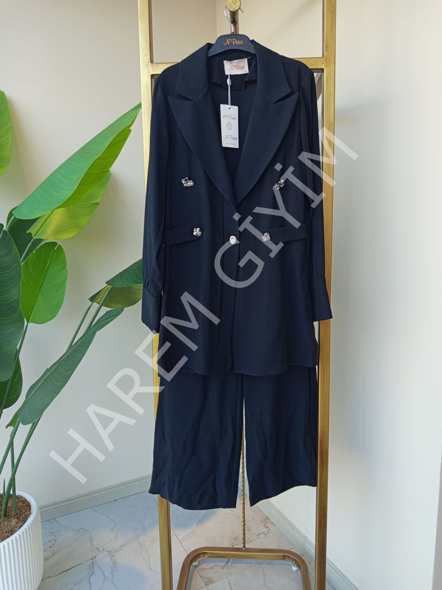 N'PRIVE İKİLİ KETEN TAKIM