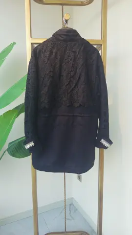 MY312  DANTELLİ TAŞLI CEKET