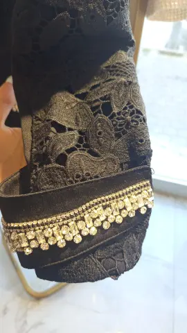 MY312  DANTELLİ TAŞLI CEKET