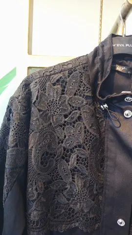 MY312  DANTELLİ TAŞLI CEKET