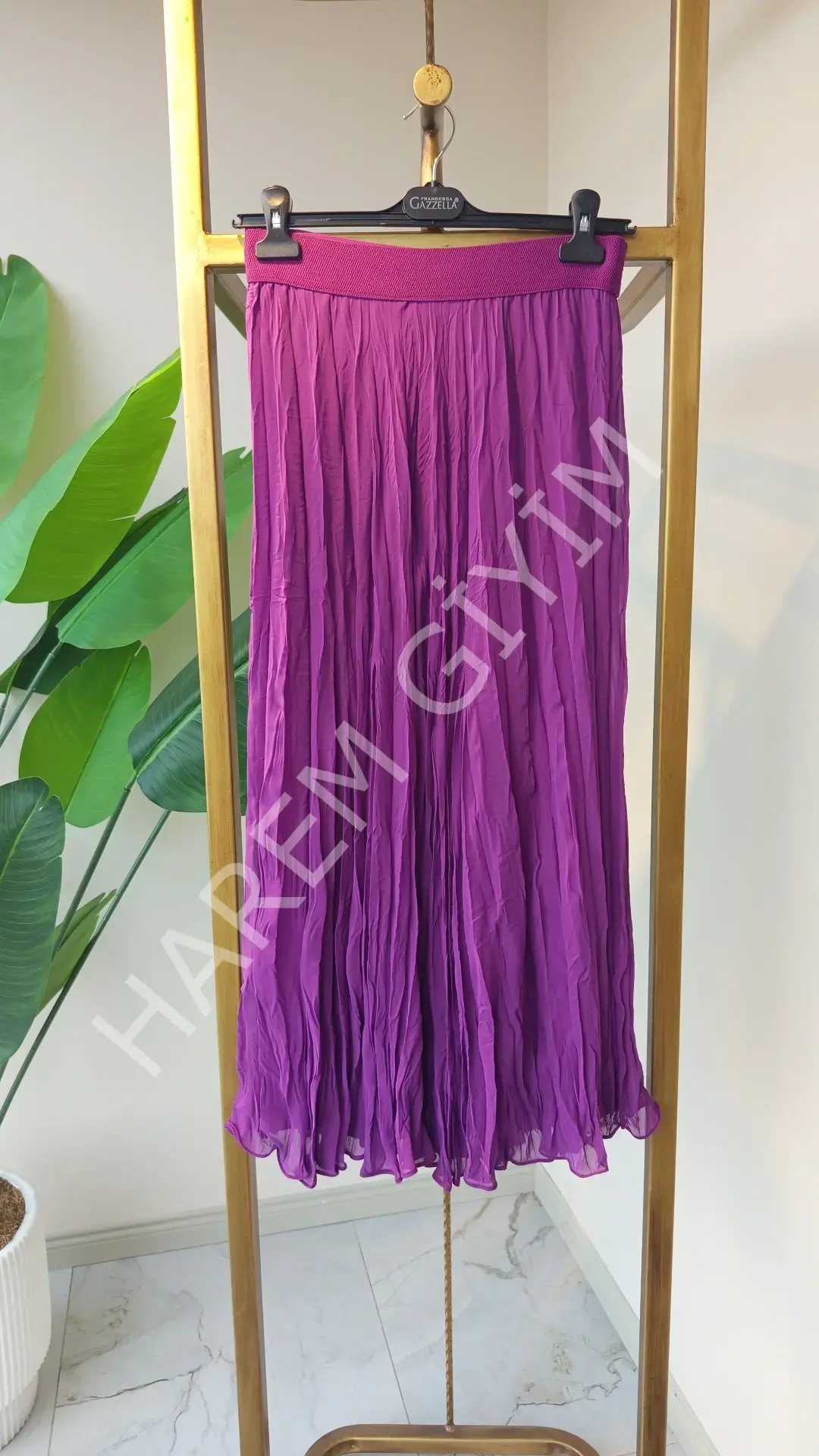 GAZELLA KIRIŞIK PİLELİ ETEK