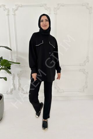 MOODBASIC TAŞ DETAYLI SWEATSHIRT