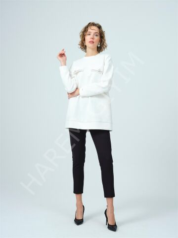 MOODBASIC TAŞ DETAYLI SWEATSHIRT