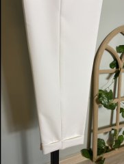 BELİ LASTİKLİ DOUBLE PAÇA HAVUÇ PANTOLON BEYAZ 025