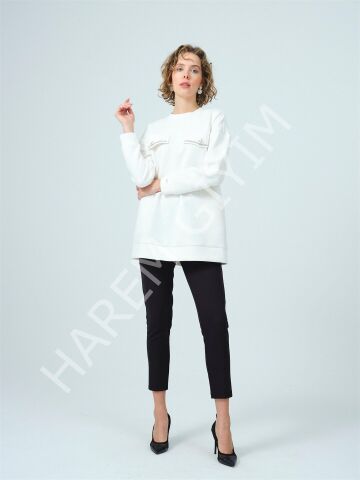 MOODBASIC TAŞ DETAYLI SWEATSHIRT