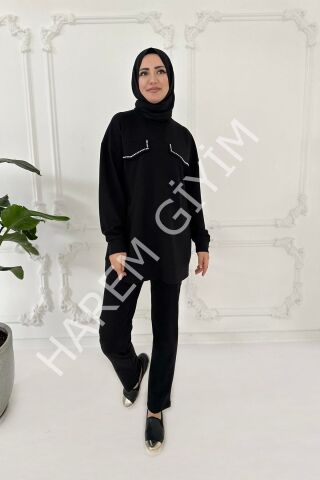MOODBASIC TAŞ DETAYLI SWEATSHIRT