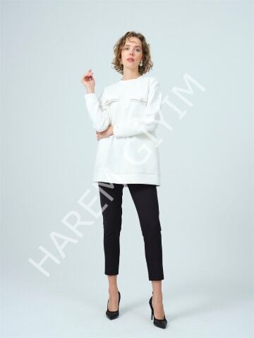 MOODBASIC TAŞ DETAYLI SWEATSHIRT