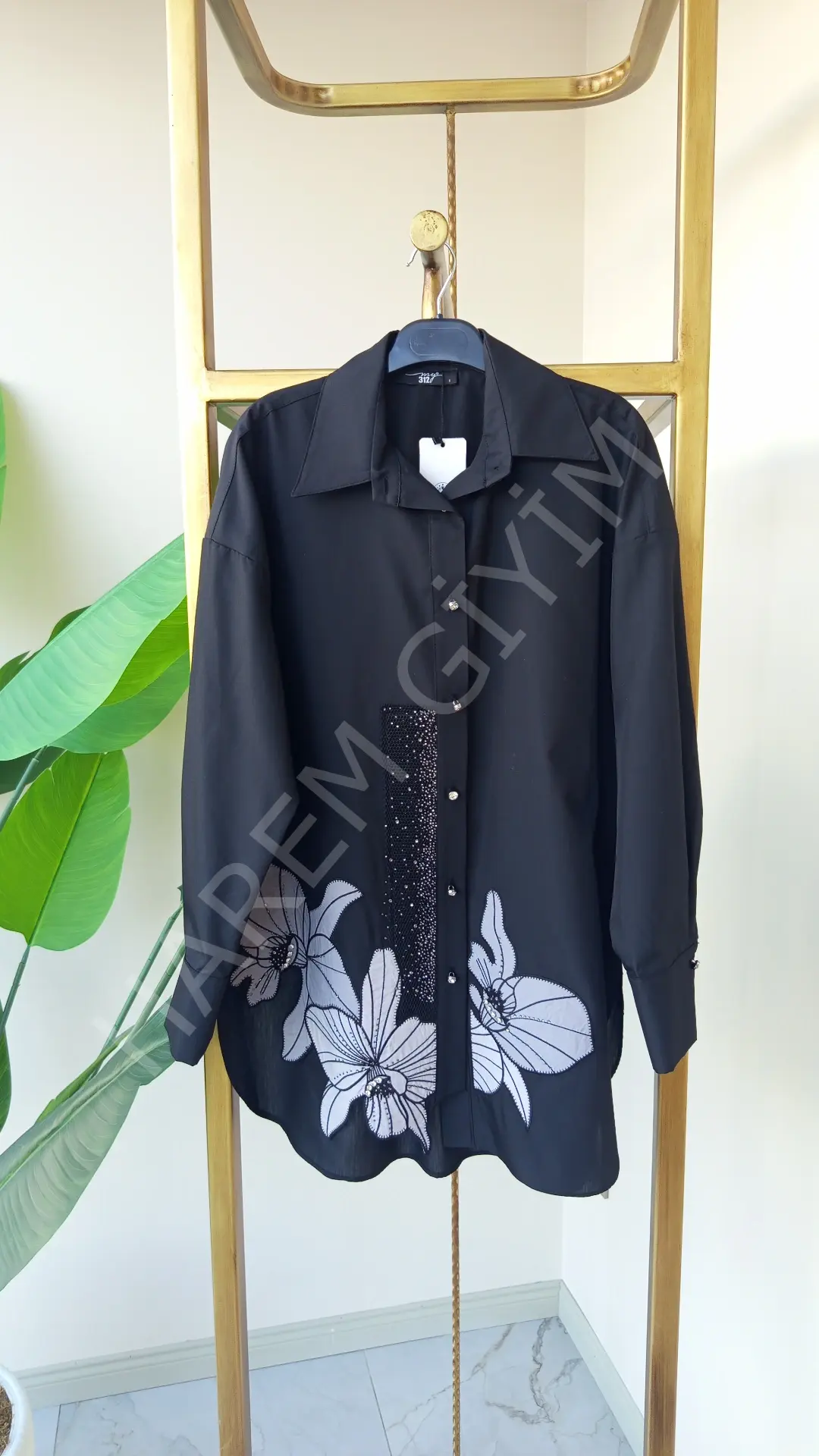 MY312 NAKIŞLI TAŞLI GÖMLEK