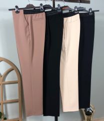 BELİ BANT LASTİKLİ MUHTEŞEM PANTOLON SİYAH 019