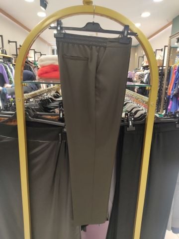 MODİVA BELİ BANT LASTİKLİ MUHTEŞEM PANTOLON BEJ 019