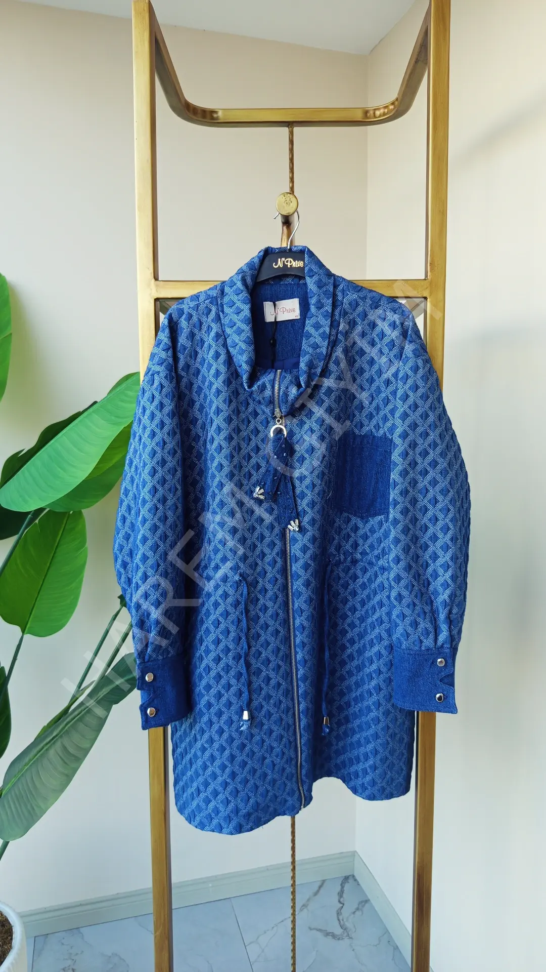 N'PRIVE FERMUAR DETAY KAPİTONE BOMBER